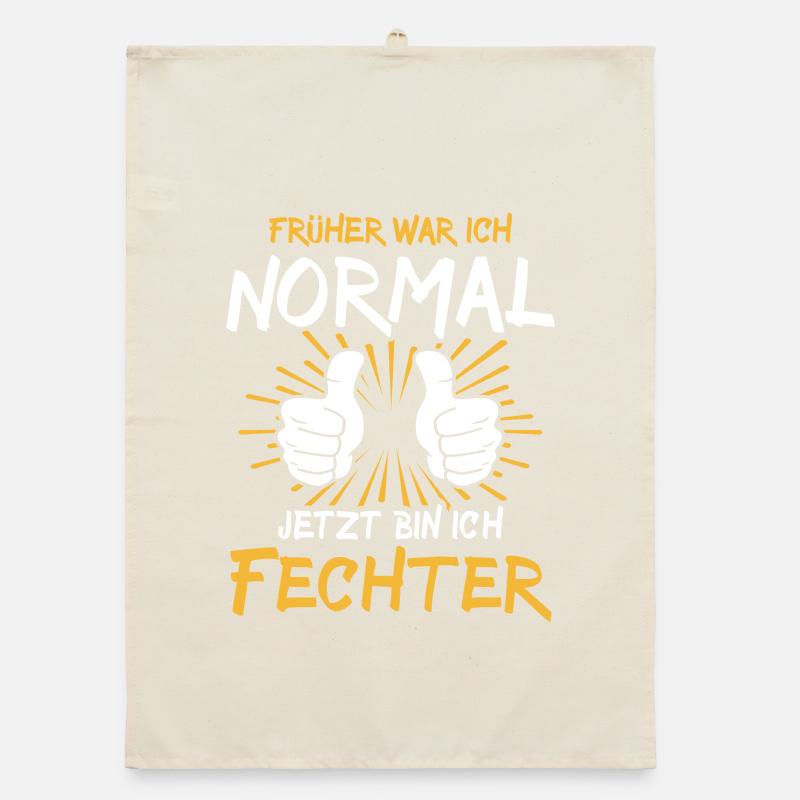Fechter Spruch Organic Geschirrtuch