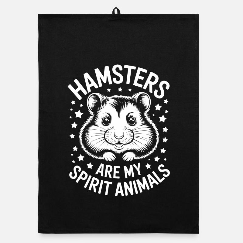 Hamster Sayings Hamster Funny Hamster Gift Organic dish towel