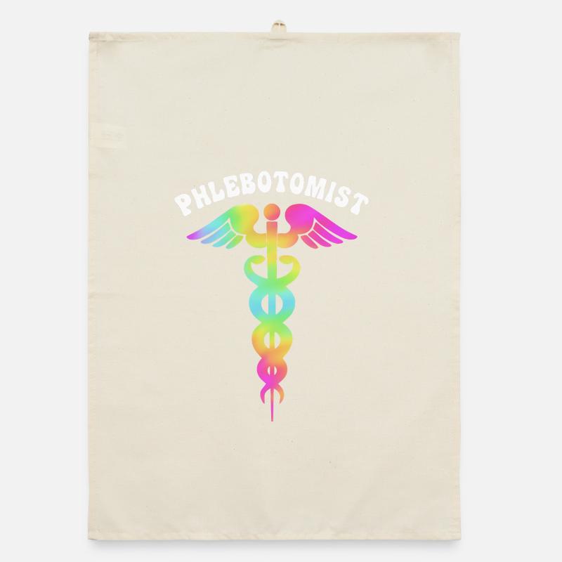 Blutspende Blut Blutspender Organic Geschirrtuch