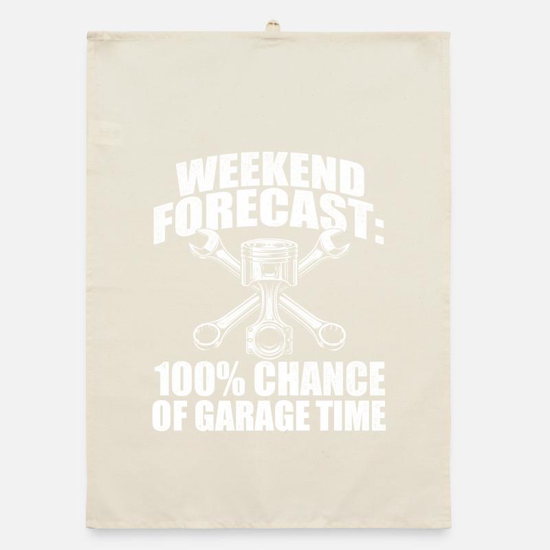 Prévisions du week-end : 100 % du temps de garage Torchon bio