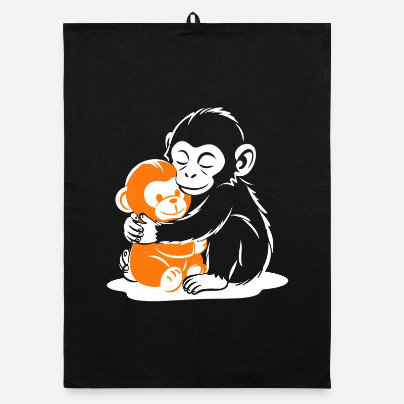 Duo de Singes Câlins Torchon bio