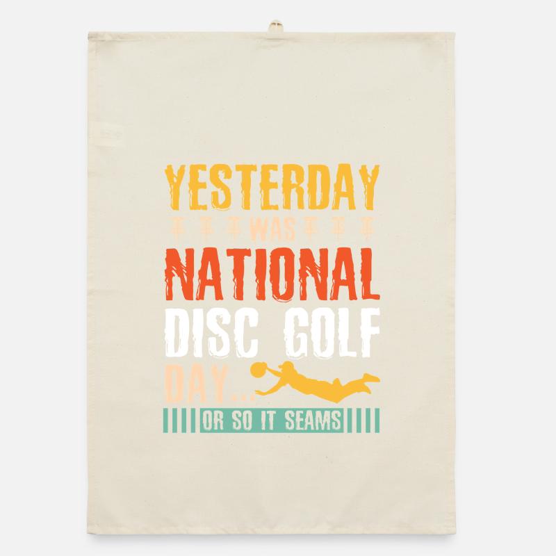 Disc Golf Geschenke Discgolf Organic Geschirrtuch