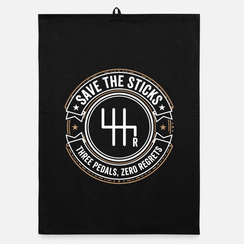 Manual Transmission Motive Three Pedals Shift Diagram Organic dish towel
