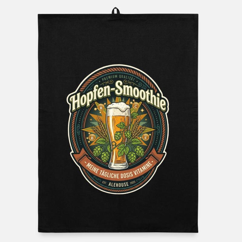 Label de smoothies houblon Torchon bio