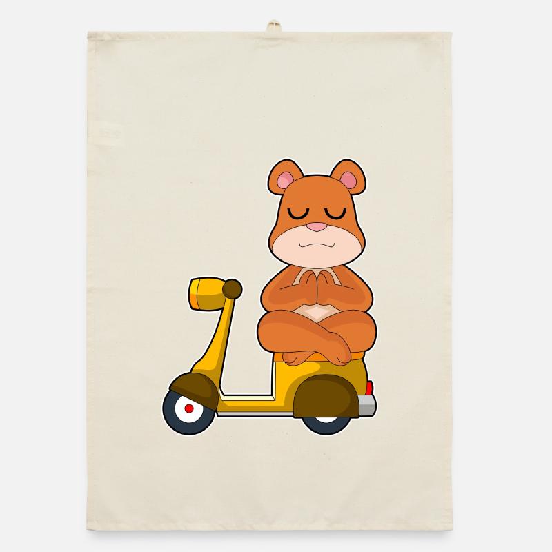 Bär Motorroller Organic Geschirrtuch
