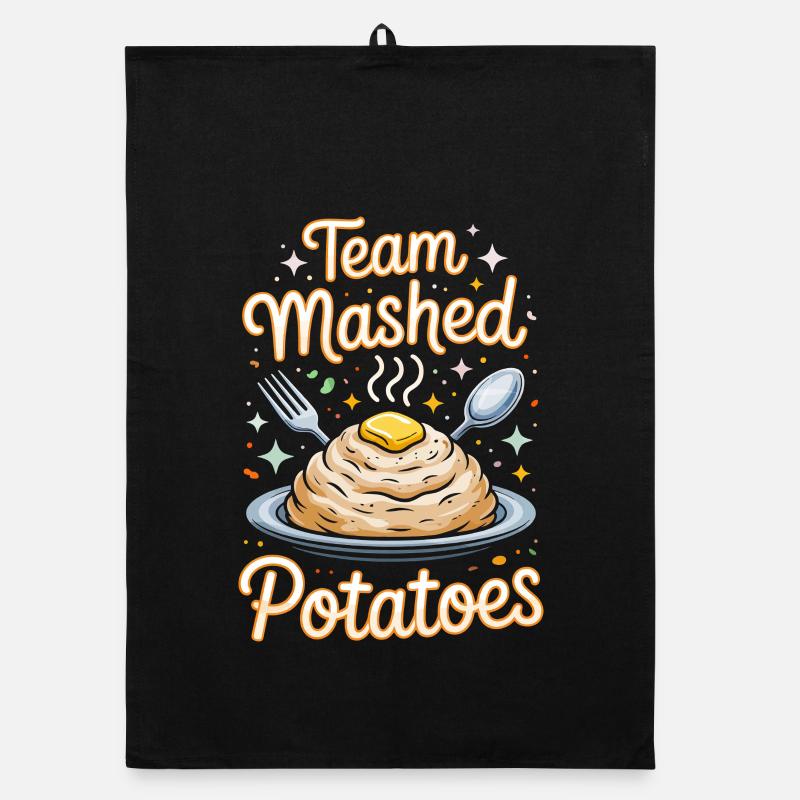 Conception de purée de pommes de terre en équipe Torchon bio