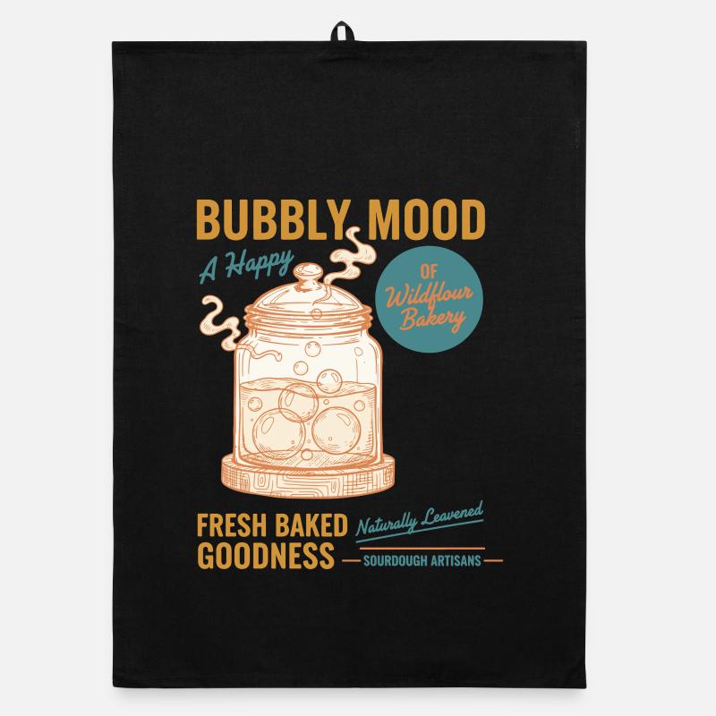 Sauerteigbrot Backbäcker Sauerteigstarter Organic Geschirrtuch