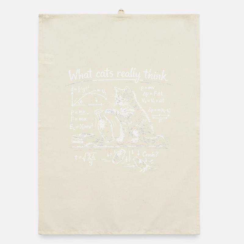 Cat, Physics, What cats really think Organic dish towel