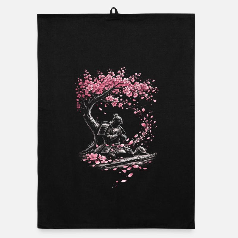 Kirschblüten Sakura Kirschblüte Organic Geschirrtuch