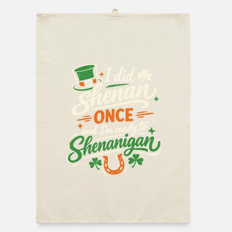 Ready vor Shenanigans | St. Patrick's Day Organic Geschirrtuch