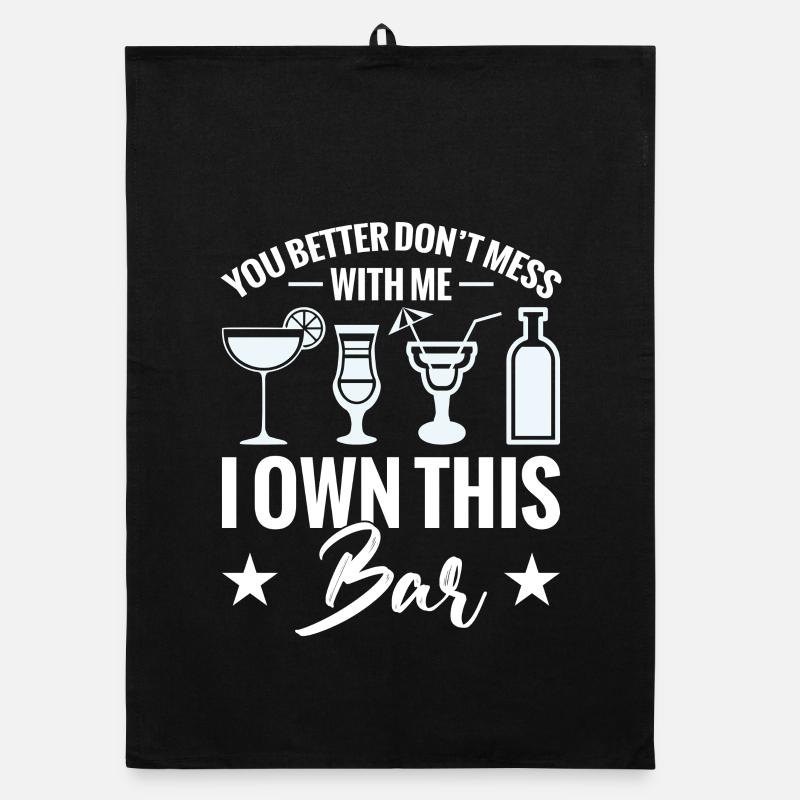  Barmaid Bar Enthusiast Bartending Bar Owner Pub Organic dish towel