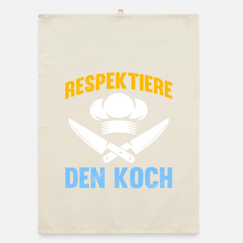 Chef RESPECT THE CHEF Fun Organic dish towel