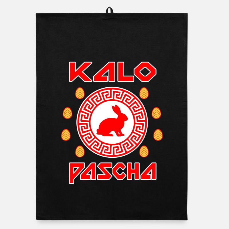 Kalo Pascha Greek Easter Greece Organic dish towel