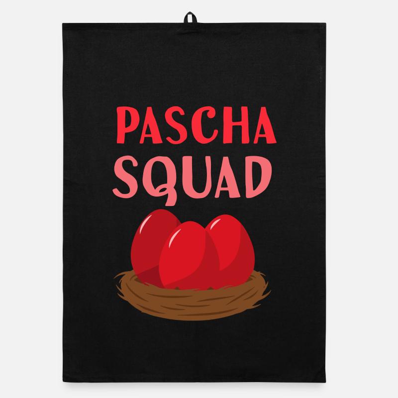 Greek Easter Pascha Squad Orthodox Easter Organic dish towel