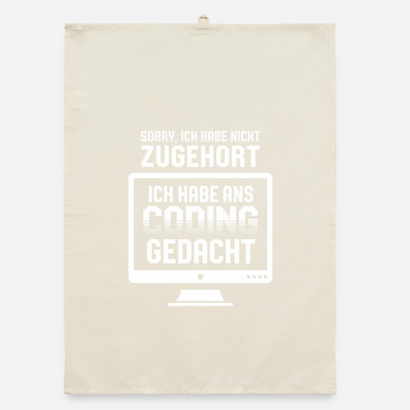 Coding thought instead of listening Organic dish towel