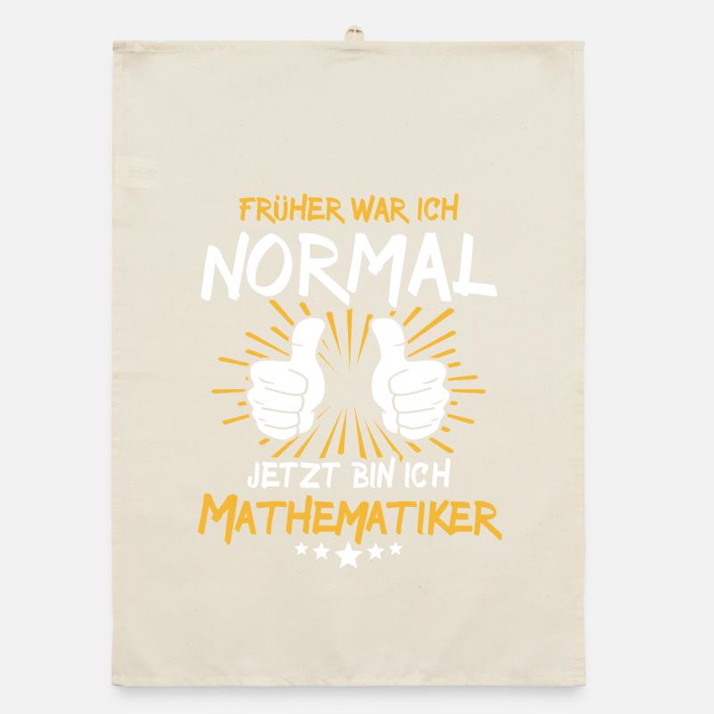 Mathematician Spruch Organic dish towel
