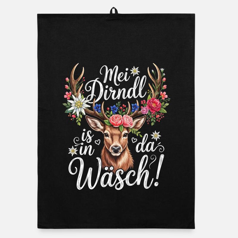 Replacement Dirndl Shirt Women's Traditional Shirt Top Organic dish towel