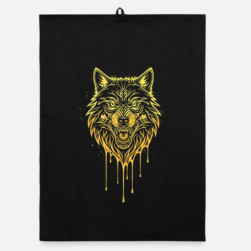 Wolf Head Édition Or Torchon bio