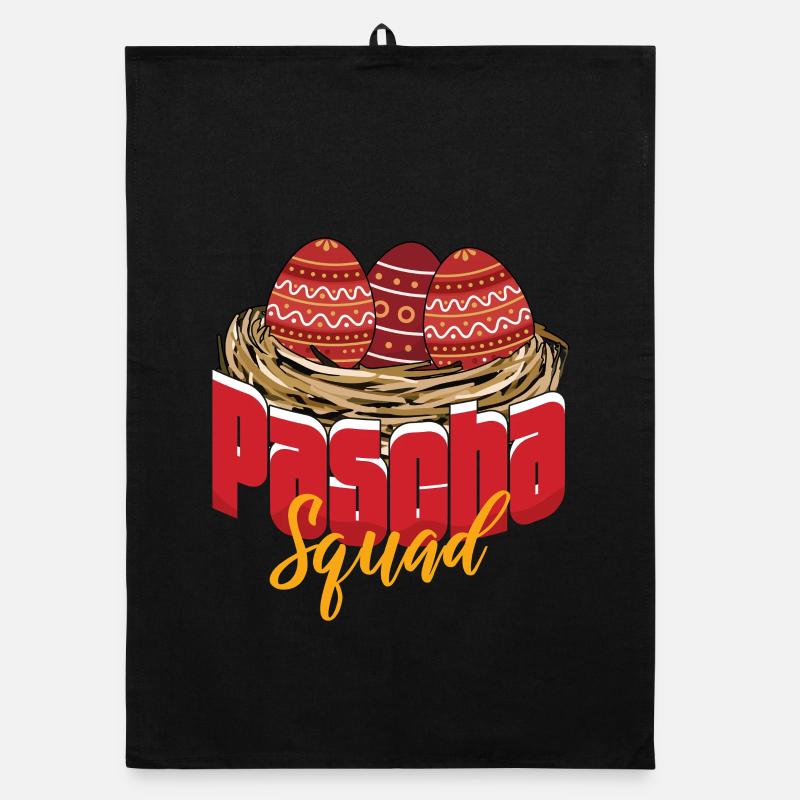 Pascha Squad Orthodox Easter Greek Easter Organic dish towel
