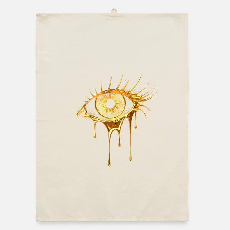 Regard d’œil doré Torchon bio