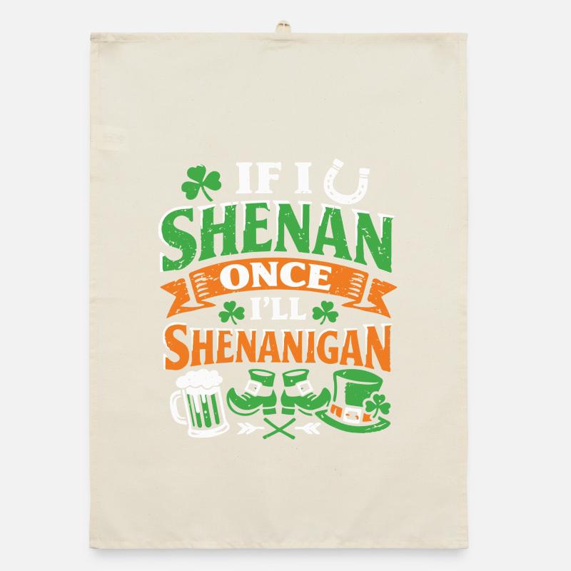 Ready vor Shenanigans | St. Patrick's Day Organic Geschirrtuch