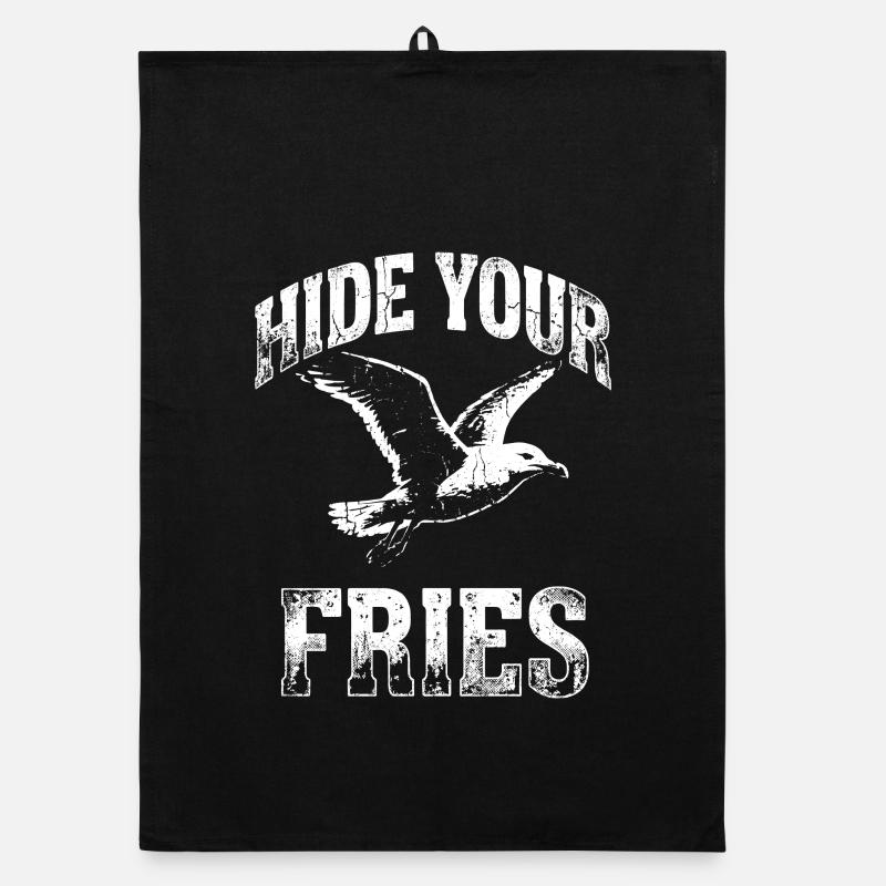 Cache tes frites mouette Torchon bio