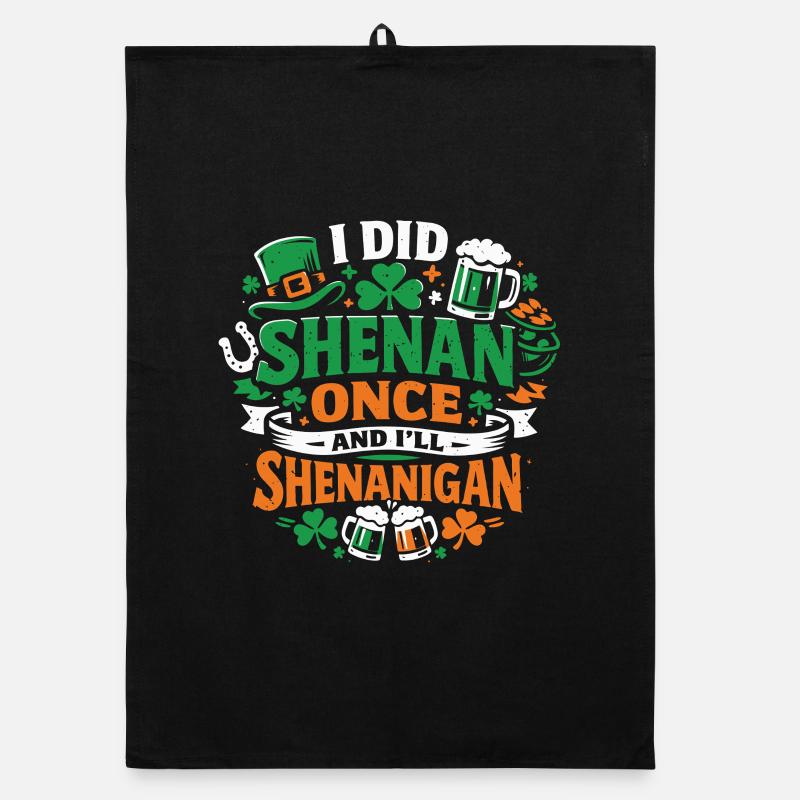 Ready vor Shenanigans | St. Patrick's Day Organic Geschirrtuch