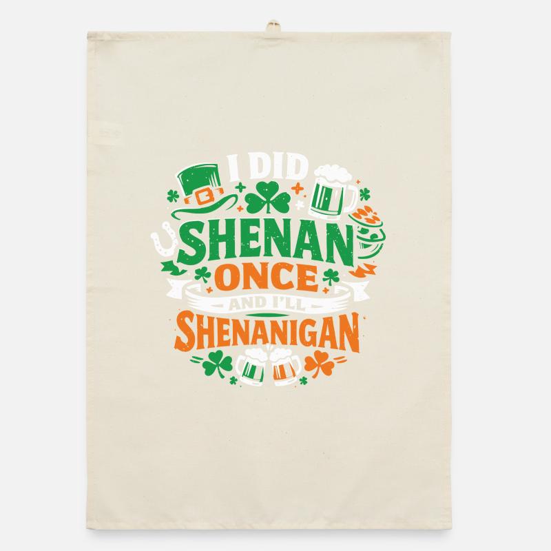 Ready vor Shenanigans | St. Patrick's Day Organic Geschirrtuch