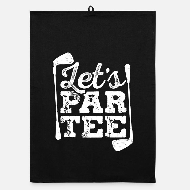 Let s Par Tee Golf Organic Geschirrtuch