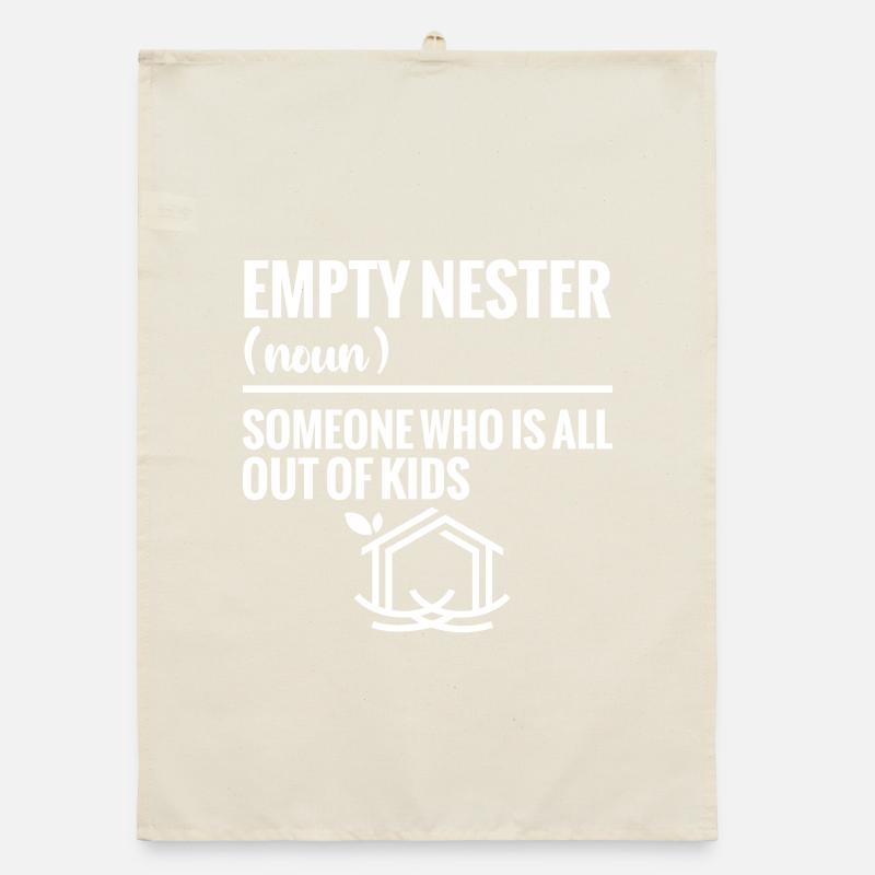 Empty Nester High School Absolvent Sohn Emtpy Nester Organic Geschirrtuch