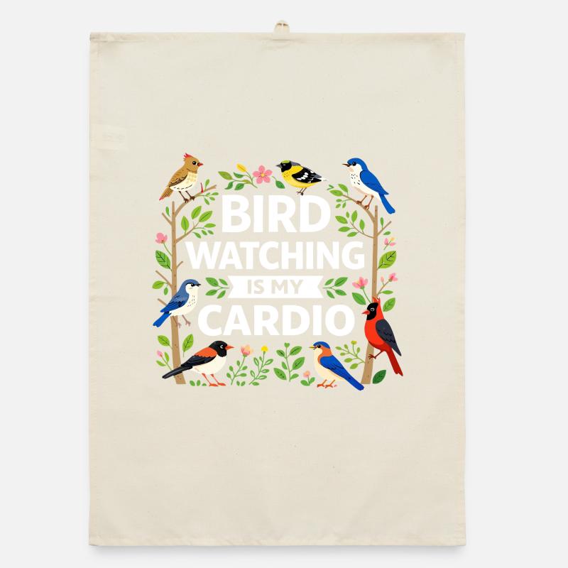Bird Watching Birding Bird Watcher Vogel-Nerd Organic Geschirrtuch