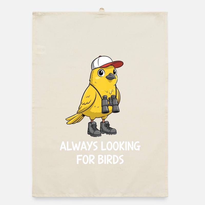 Observation des oiseaux Ornithologue Nerd Torchon bio