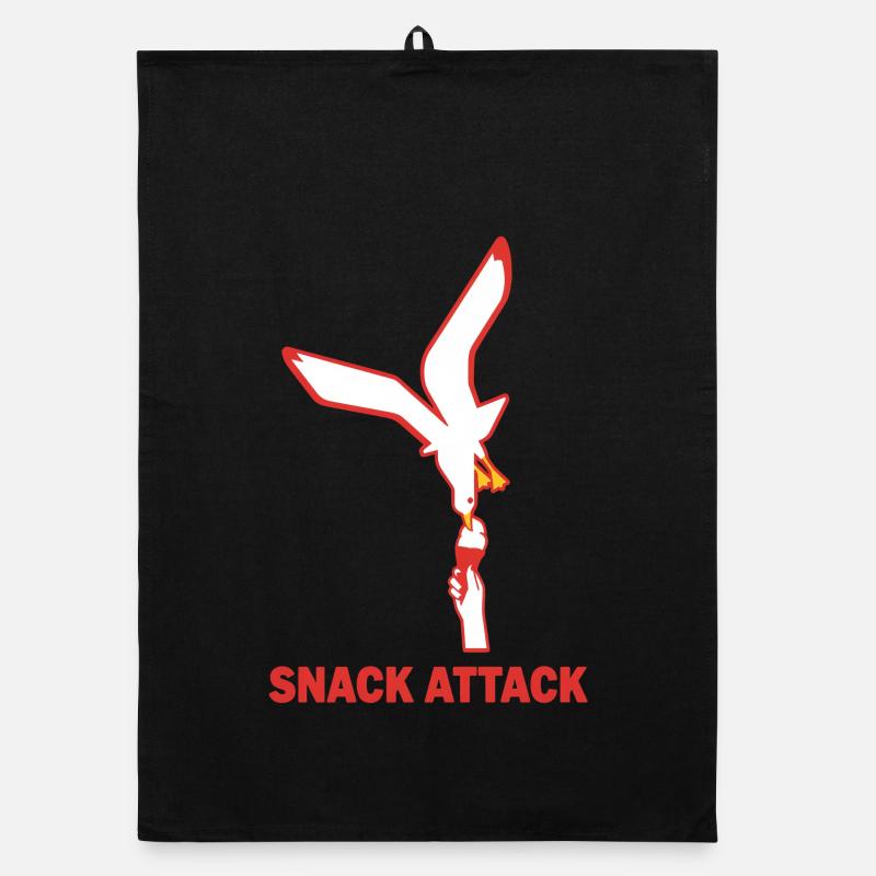 Attaque de Snack Glace de Mouette Torchon bio