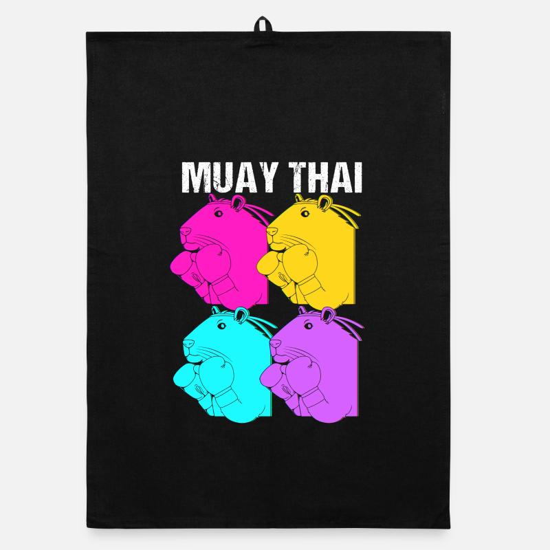 Thai boxing Kickboxer Kickboxing Muay thai Organic Geschirrtuch