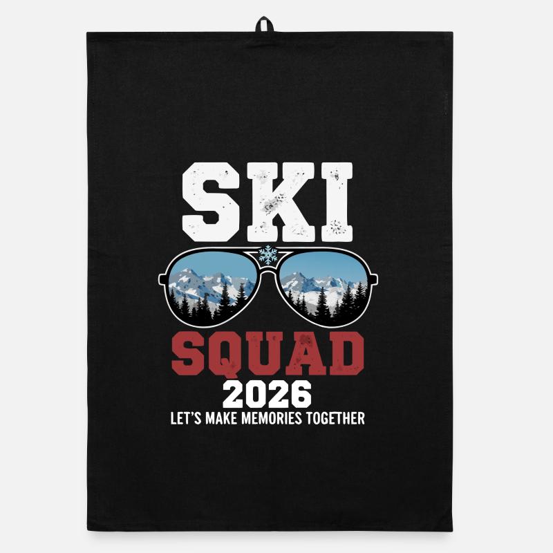 Ski Squad Vacances de ski 2026 Torchon bio