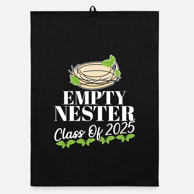 Empty-Nest-Syndrom Sohn Highschool-Absolvent Leer Organic Geschirrtuch