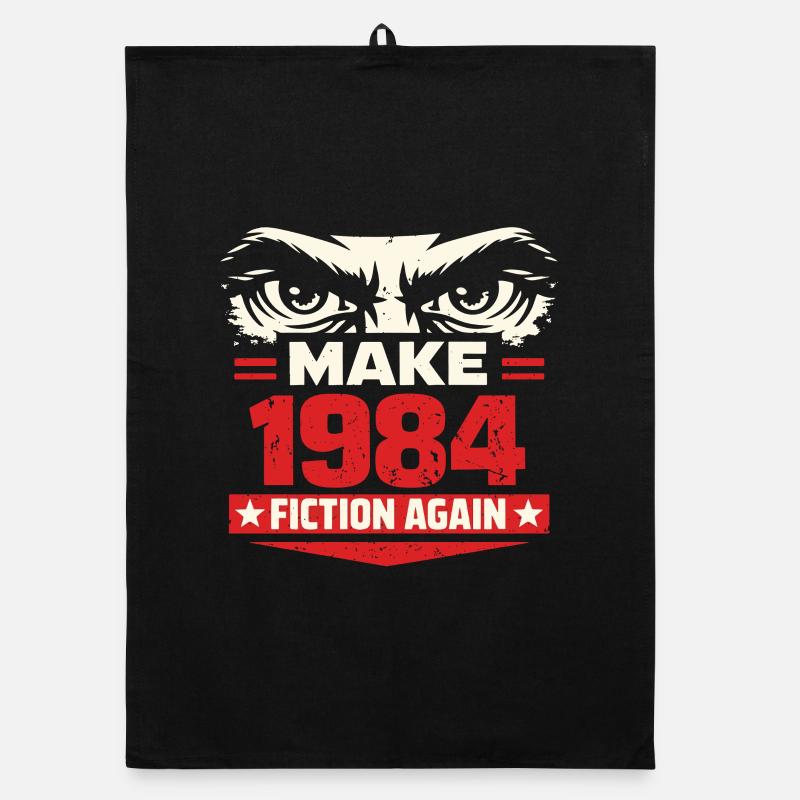 Make 1984 Fiction Again Organic dish towel