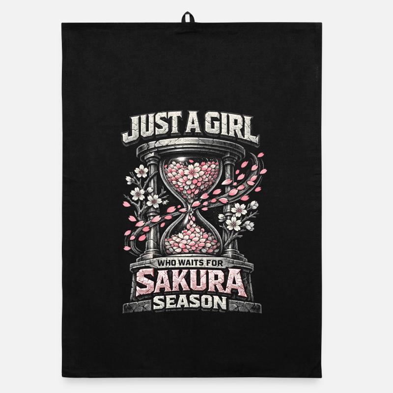 Fleurs de cerisier Sakura Fleurs de cerisier Torchon bio
