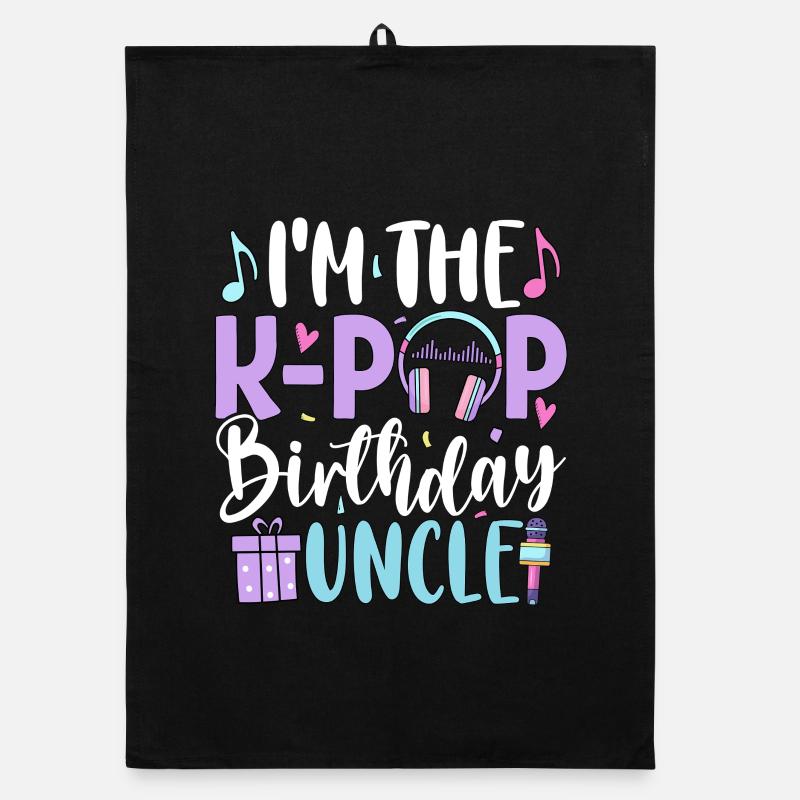 I'm The K Pop Birthday Uncle Organic Geschirrtuch
