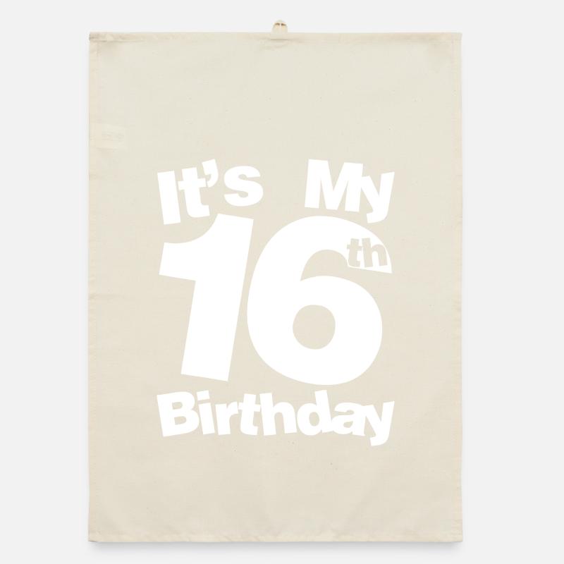 C’est mon 16e anniversaire Torchon bio