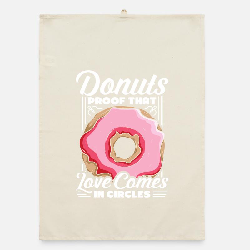 Restauration rapide en donuts Torchon bio