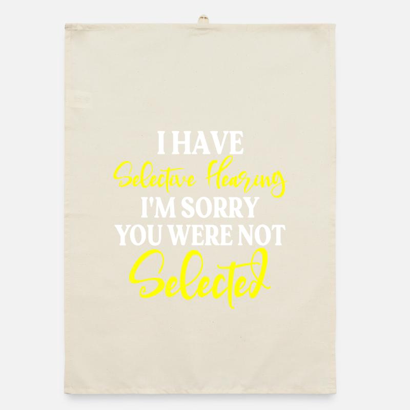 Audition sélective non sélectionnée Torchon bio