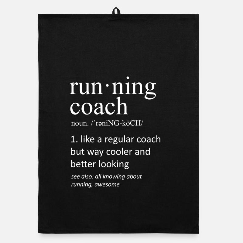 Définition du nom du coach de course drôle Torchon bio