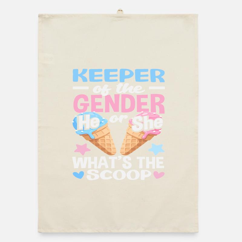 Er Oder Sie Was Gibts Neues Eiscreme Organic Geschirrtuch