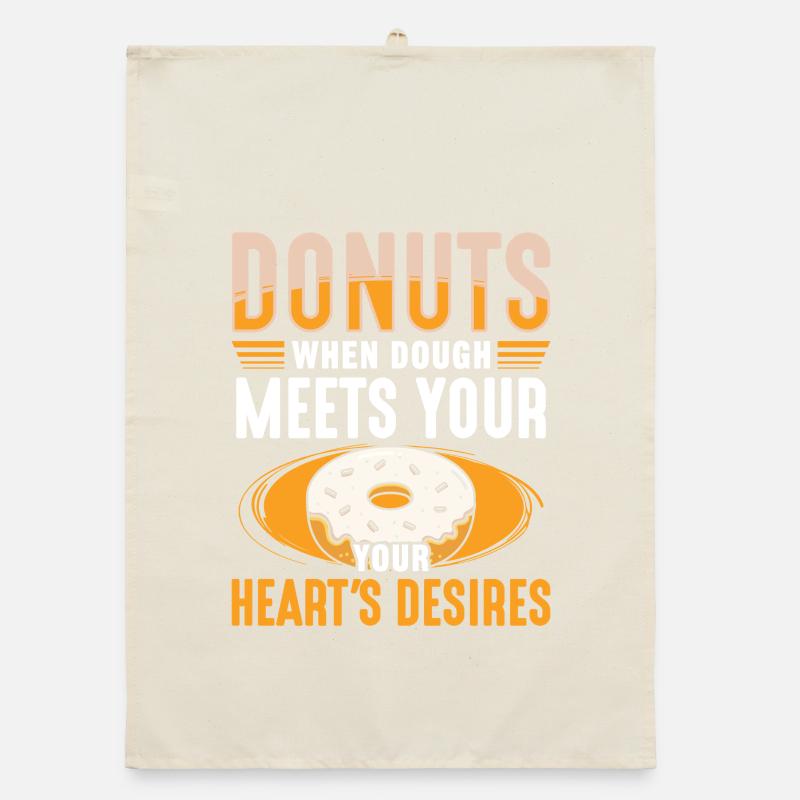 Restauration rapide en donuts Torchon bio