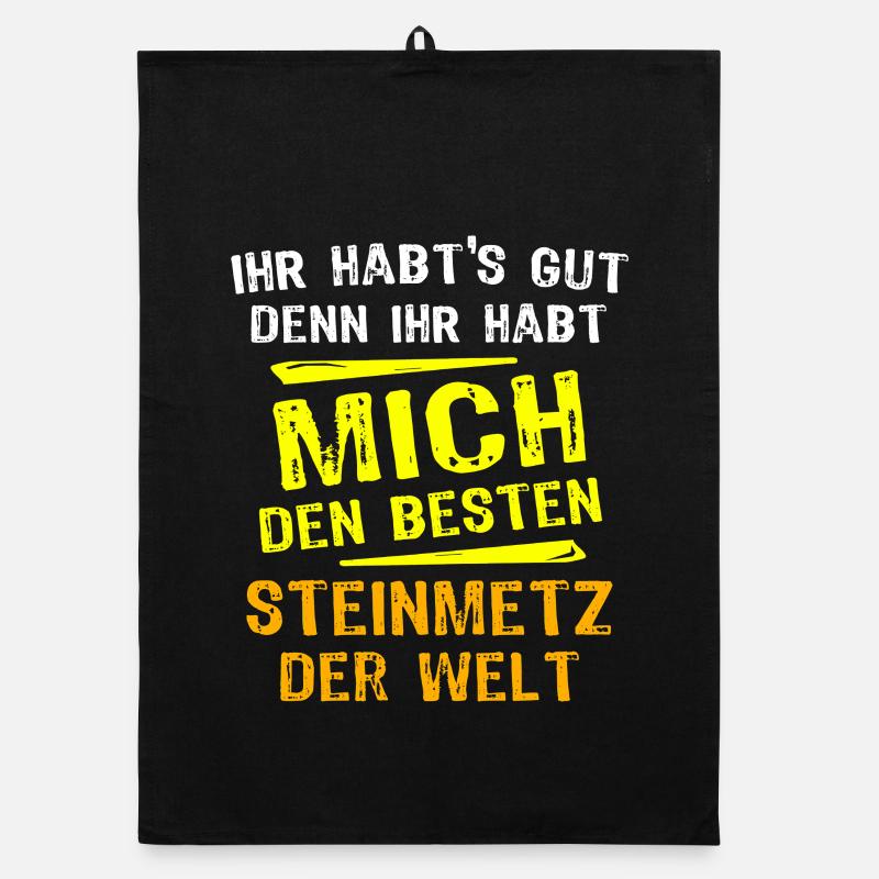 Steinmetz Geschenk Organic Geschirrtuch