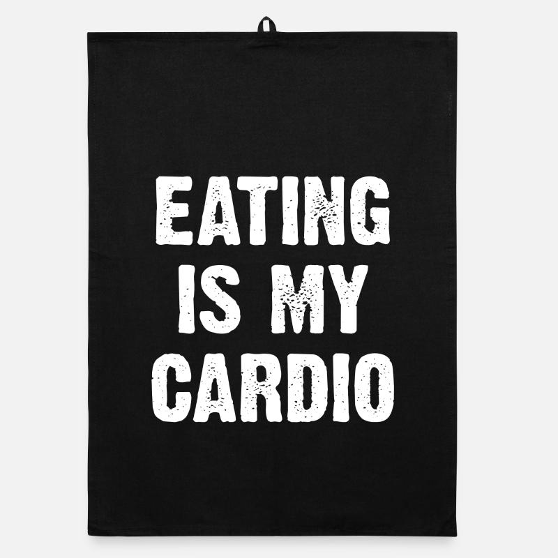 La nourriture, c’est mon cardio Torchon bio