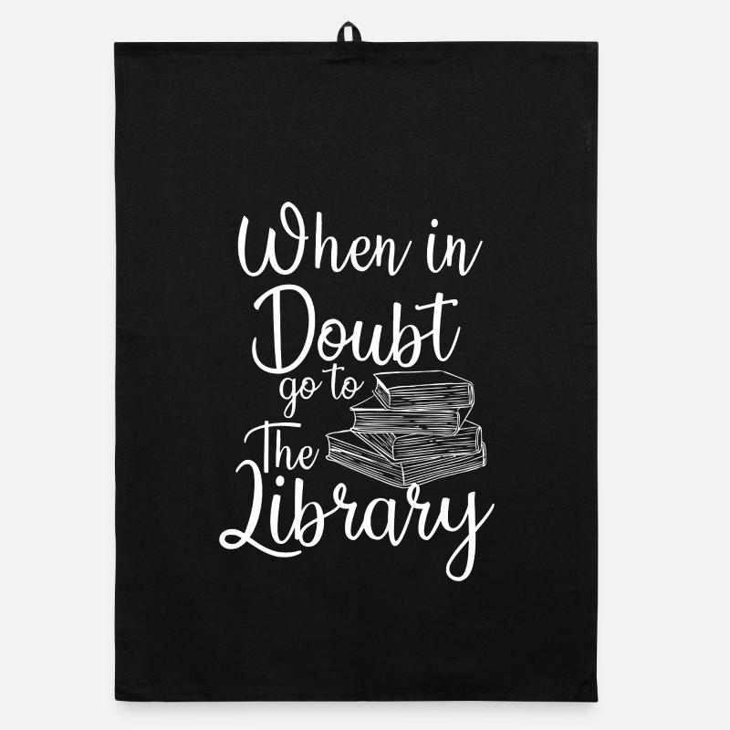When in Doubt Go to the Library Organic dish towel