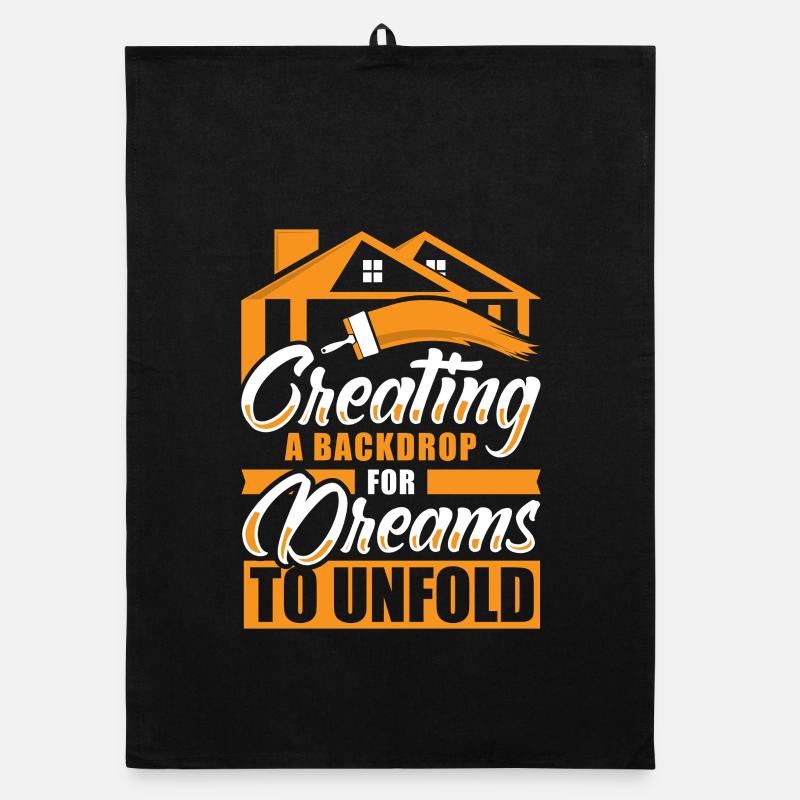 Constructeur de plaques de plâtre Installateur de plaques de plâtre Torchon bio