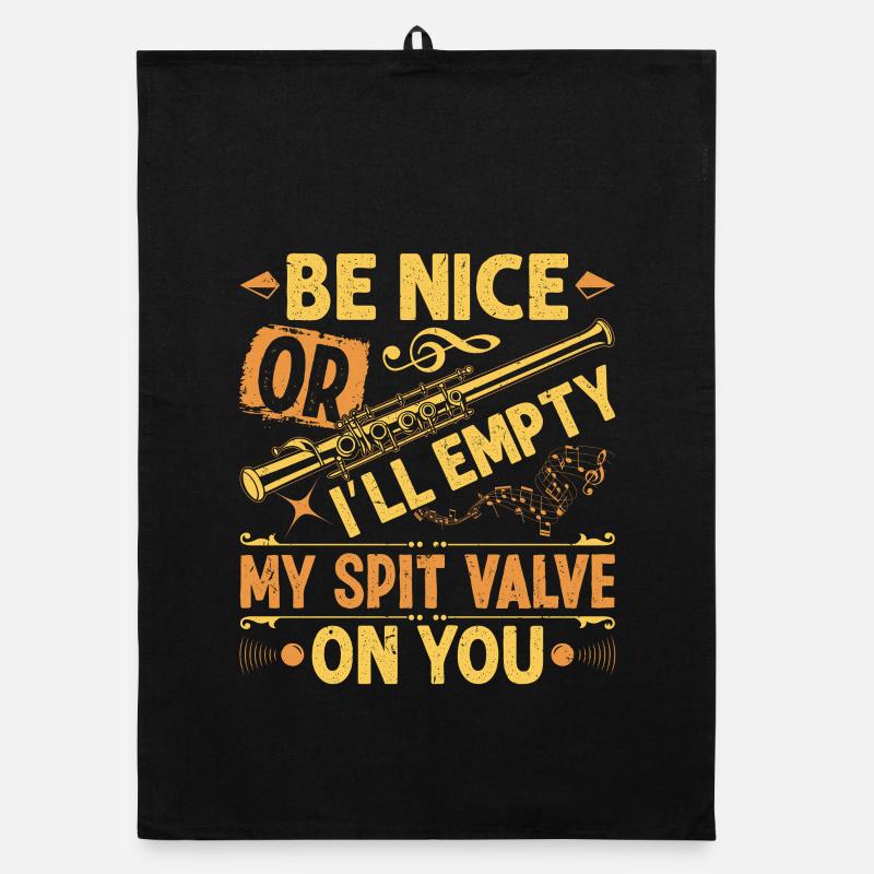  Piccoloist Spit Valve Marching Band Uniform Organic dish towel